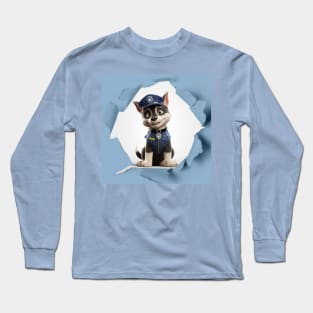 Cute cartoon dog Long Sleeve T-Shirt